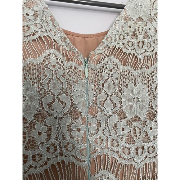 Mauve XS Lace Blouse NWOT - Picture 5 of 7